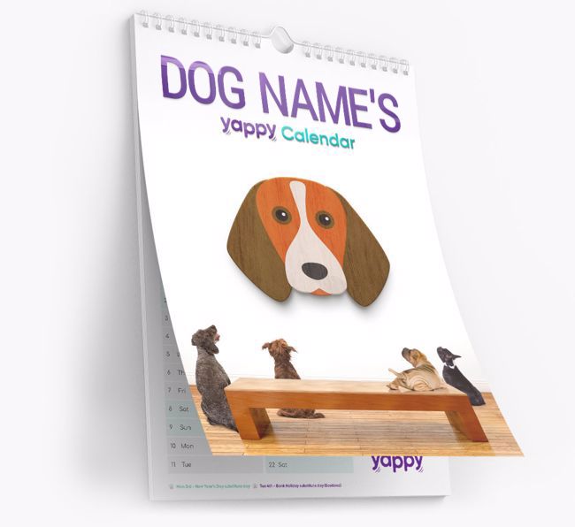 Personalised {dogsName}'s 2024 Calendar